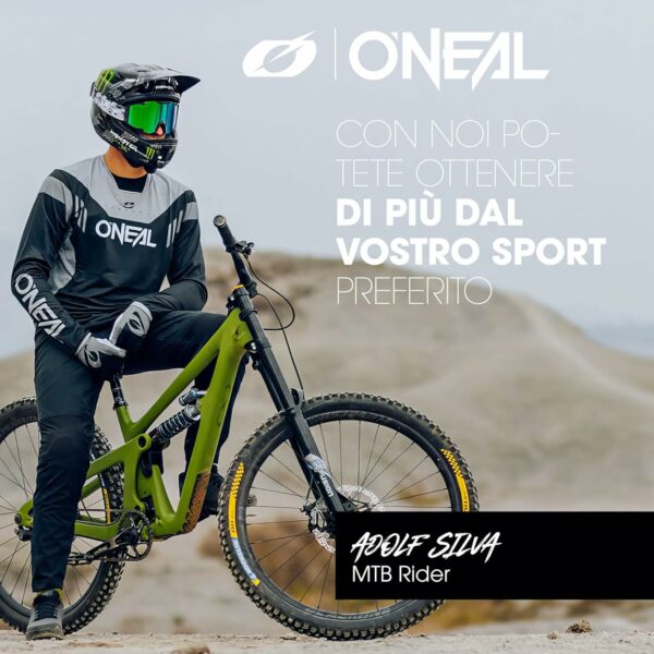 O'NEAL Park Fr Carbon Look Ginocchiere, Protezione Bicicletta Unisex