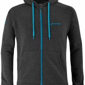 Babolat - Giacca con cappuccio e cerniera, uomo Exercise Hood grigio china/blu PE 2021